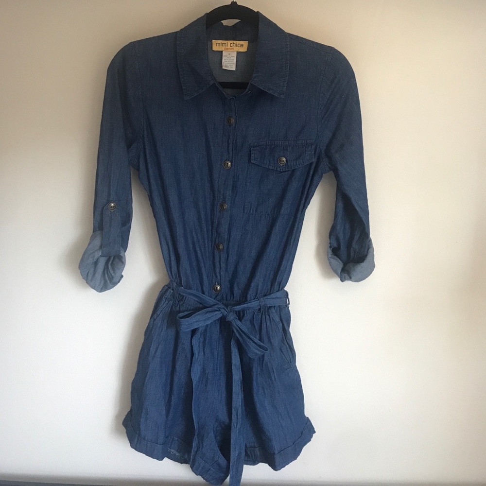 Mimi Chica Denim Romper